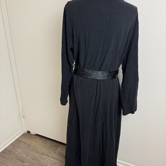 NWT Feraud Paris Chic Luxury Black Robe Box Size XL - XXL - Picture 7 of 16